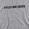 Athletic Heather - Side - Hummer Unisex Adult Distressed Logo Hoodie