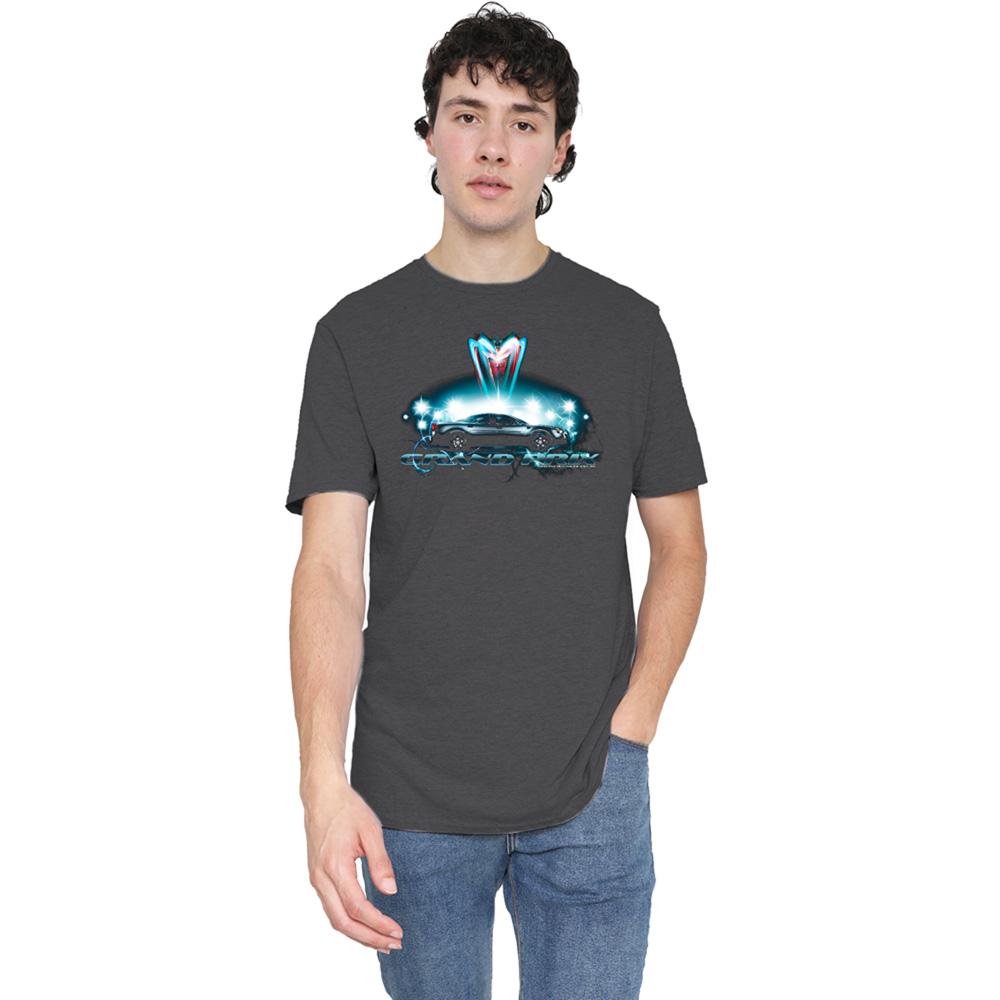 Charcoal - Lifestyle - Pontiac Unisex Adult Grand Prix T-Shirt