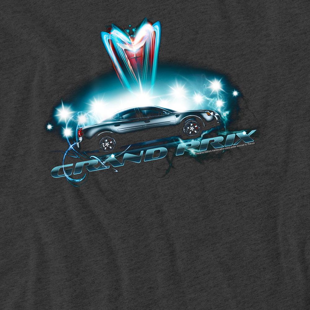 Charcoal - Side - Pontiac Unisex Adult Grand Prix T-Shirt