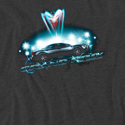 Charcoal - Side - Pontiac Unisex Adult Grand Prix T-Shirt