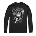 Black - Front - Gas Monkey Garage Mens Label Long-Sleeved T-Shirt