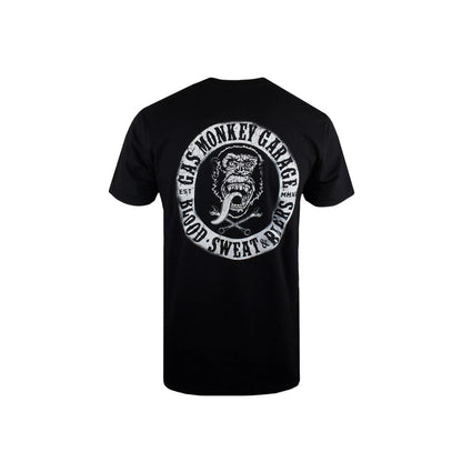 Black - Back - Gas Monkey Garage Mens Emblem T-Shirt