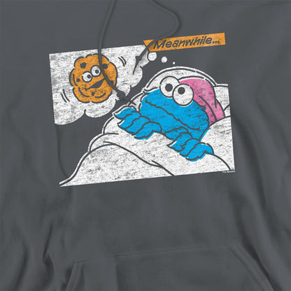 Charcoal - Side - Sesame Street Unisex Adult Meanwhile Hoodie