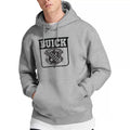 Athletic Heather - Back - Buick Unisex Adult 1946 Emblem Hoodie