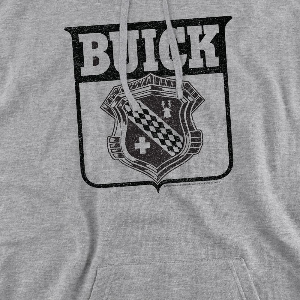 Athletic Heather - Side - Buick Unisex Adult 1946 Emblem Hoodie