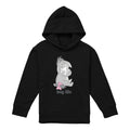 Athletic Heather - Front - Winnie the Pooh Childrens-Kids Hug Life Eeyore Heather Valentine`s Day Hoodie