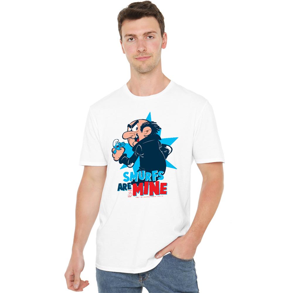 White - Back - The Smurfs Unisex Adult Are Mine Gargamel T-Shirt
