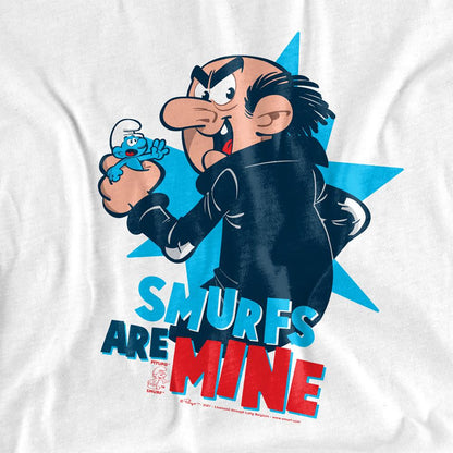 White - Side - The Smurfs Unisex Adult Are Mine Gargamel T-Shirt