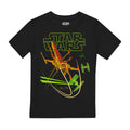 Black - Front - Star Wars Childrens-Kids X-Wing T-Shirt
