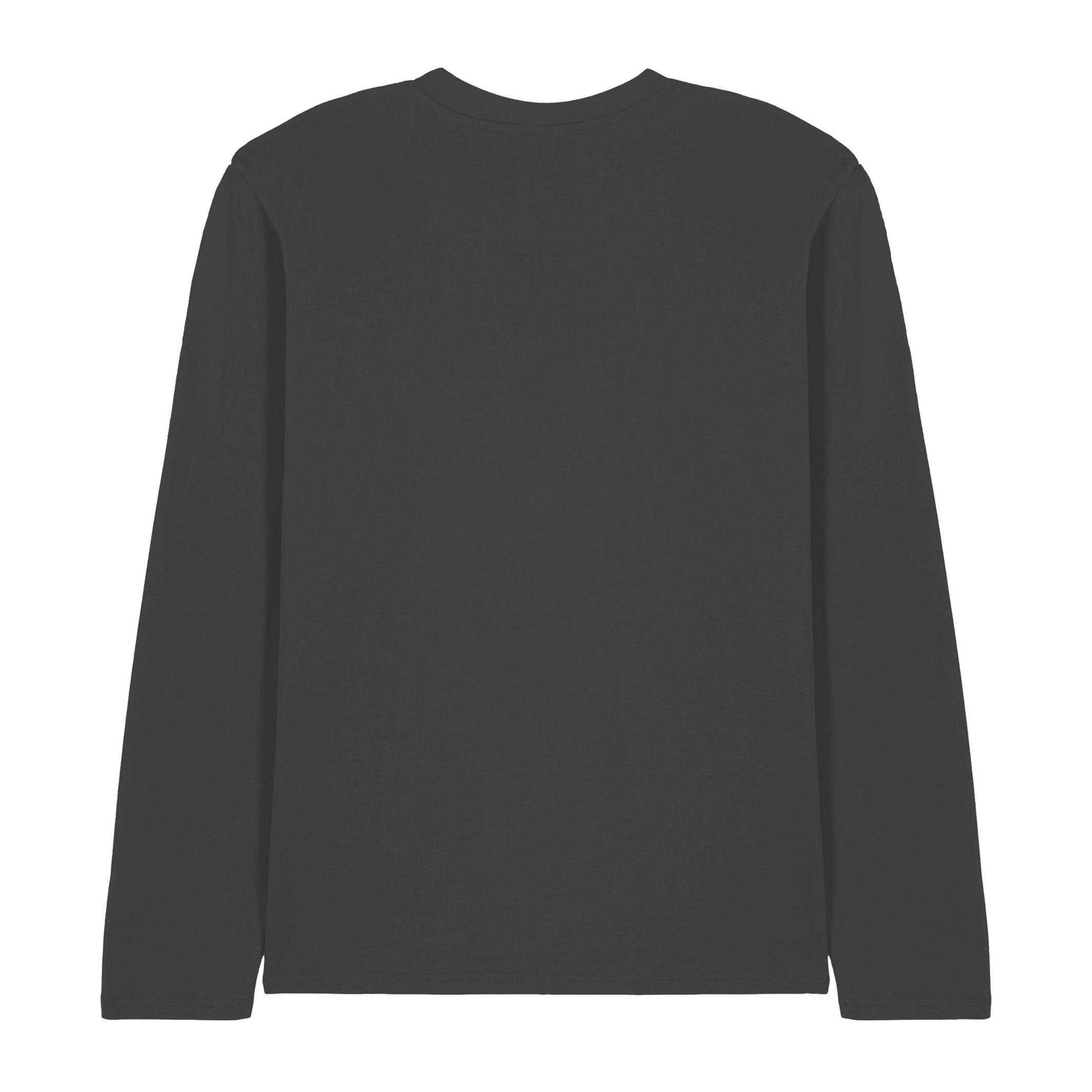 Charcoal - Back - The Smurfs Mens Gargamel Long-Sleeved T-Shirt