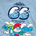 Light Blue - Pack Shot - The Smurfs Unisex Adult Group Anniversary T-Shirt