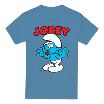 Carolina Blue - Front - The Smurfs Unisex Adult Jokey Smurf T-Shirt