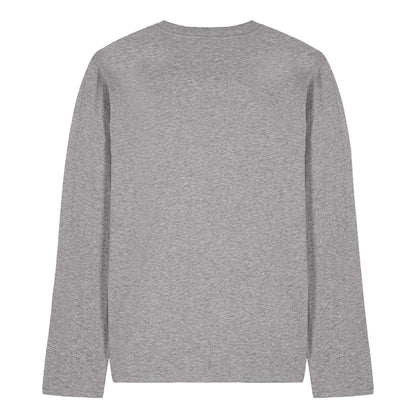 Athletic Heather - Back - The Smurfs Mens Papa Smurf Long-Sleeved T-Shirt