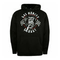 Black - Front - Gas Monkey Garage Mens Flag Hoodie