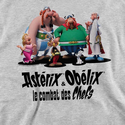 Heather Grey - Pack Shot - Asterix Unisex Adult Gauls Together Sweatshirt