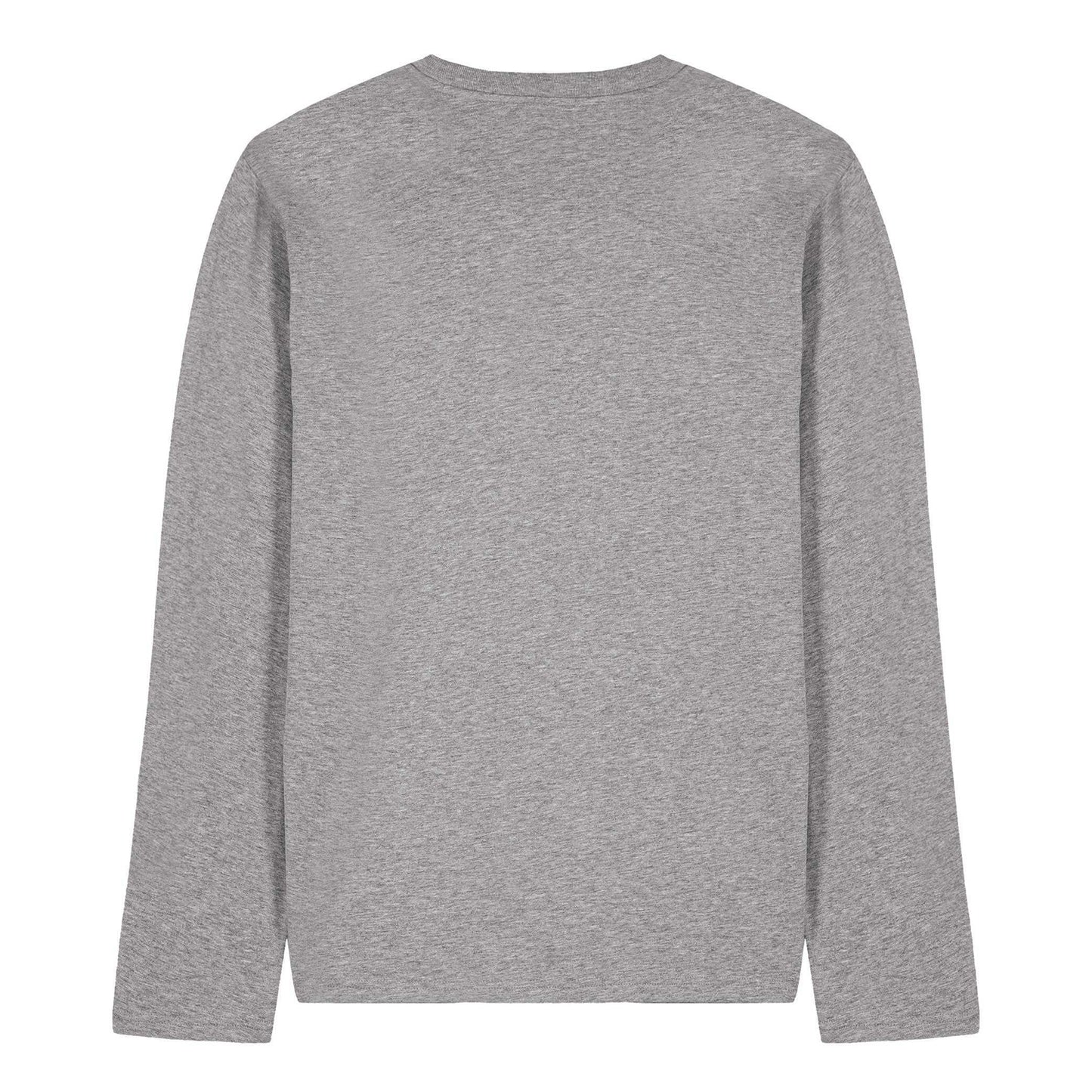 Athletic Heather - Back - Sesame Street Unisex Adult Halftone Heads Long-Sleeved T-Shirt