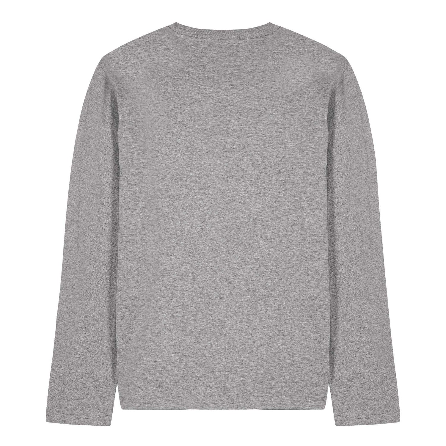 Athletic Heather - Back - Sesame Street Unisex Adult Halftone Heads Long-Sleeved T-Shirt