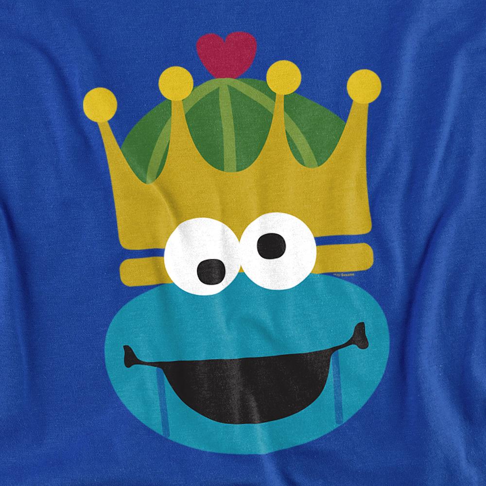 Royal Blue - Back - Sesame Street Unisex Adult Cookie Monster Nutcracker Christmas T-Shirt