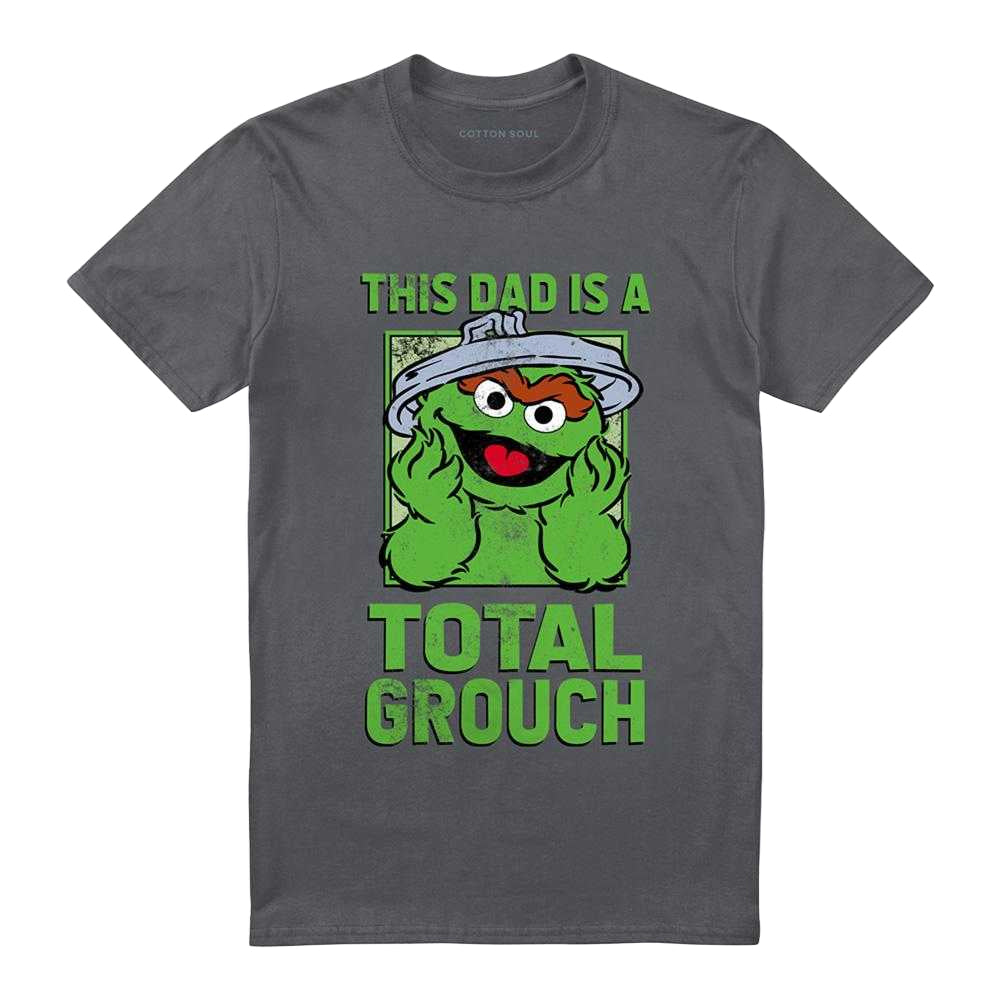 Charcoal - Front - Sesame Street Unisex Adult T-Shirt