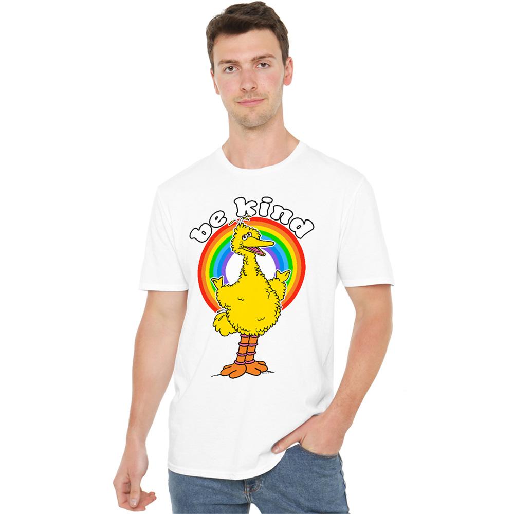White - Side - Sesame Street Unisex Adult Be Kind T-Shirt
