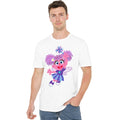 White - Side - Sesame Street Unisex Adult Furry Friends Forever! Abby Cadabby T-Shirt