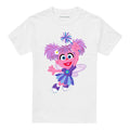 White - Front - Sesame Street Unisex Adult Furry Friends Forever! Abby Cadabby T-Shirt