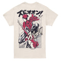 Natural - Back - Spider-Man Mens Manga T-Shirt