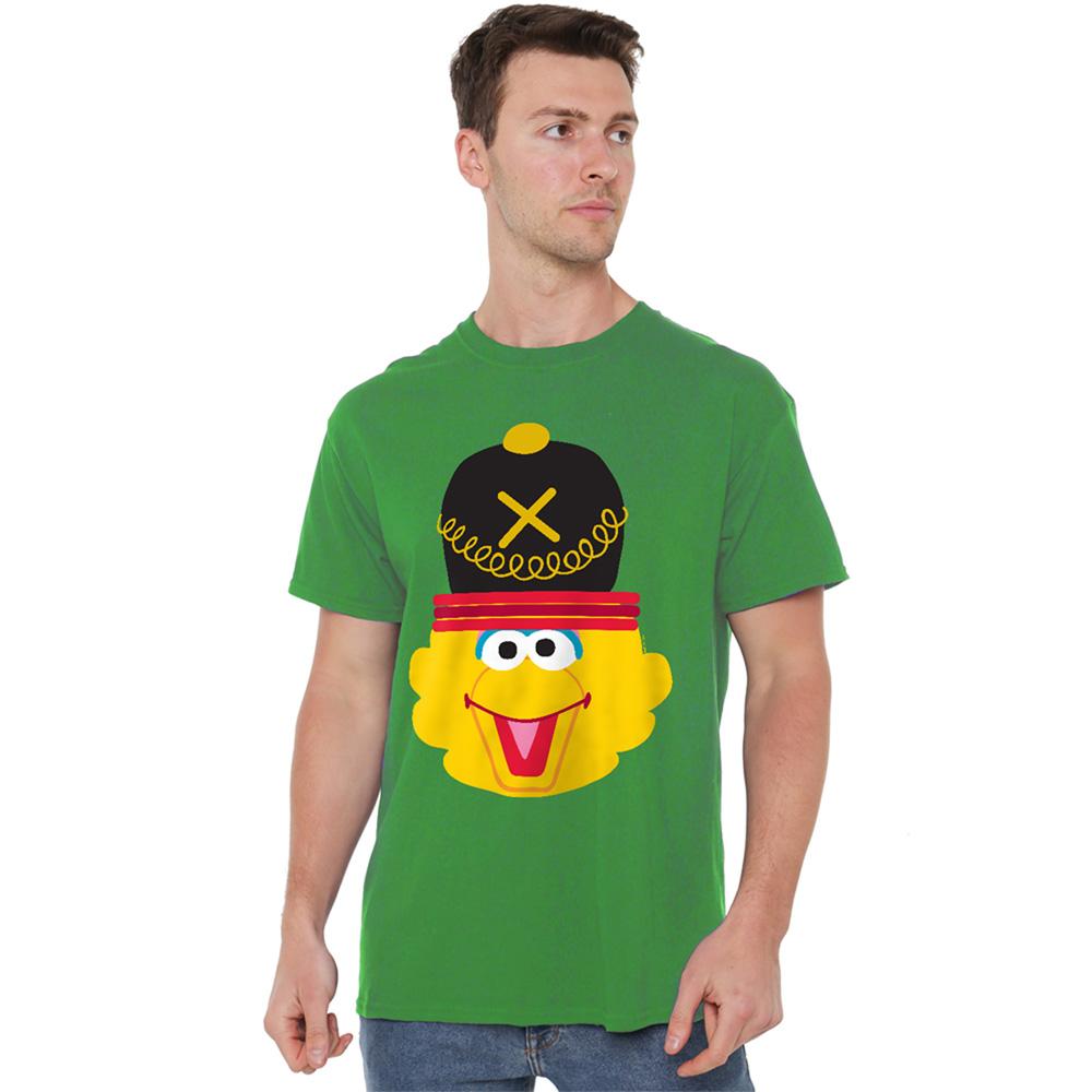 Kelly Green - Side - Sesame Street Unisex Adult Big Bird Nutcracker T-Shirt