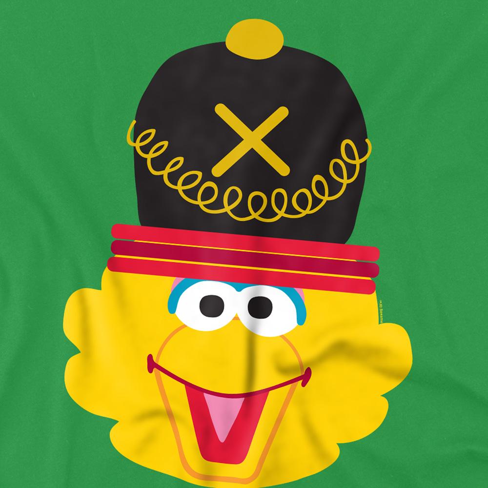 Kelly Green - Pack Shot - Sesame Street Unisex Adult Big Bird Nutcracker T-Shirt