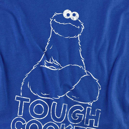 Royal Blue - Side - Sesame Street Unisex Adult Touch Cookie Long-Sleeved T-Shirt