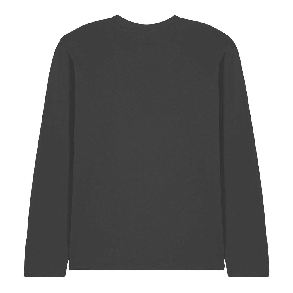 Charcoal - Back - Sesame Street Unisex Adult He´s A Rock Long-Sleeved T-Shirt