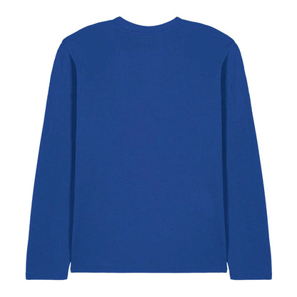 Royal Blue - Back - Sesame Street Unisex Adult Grover Face Long-Sleeved T-Shirt