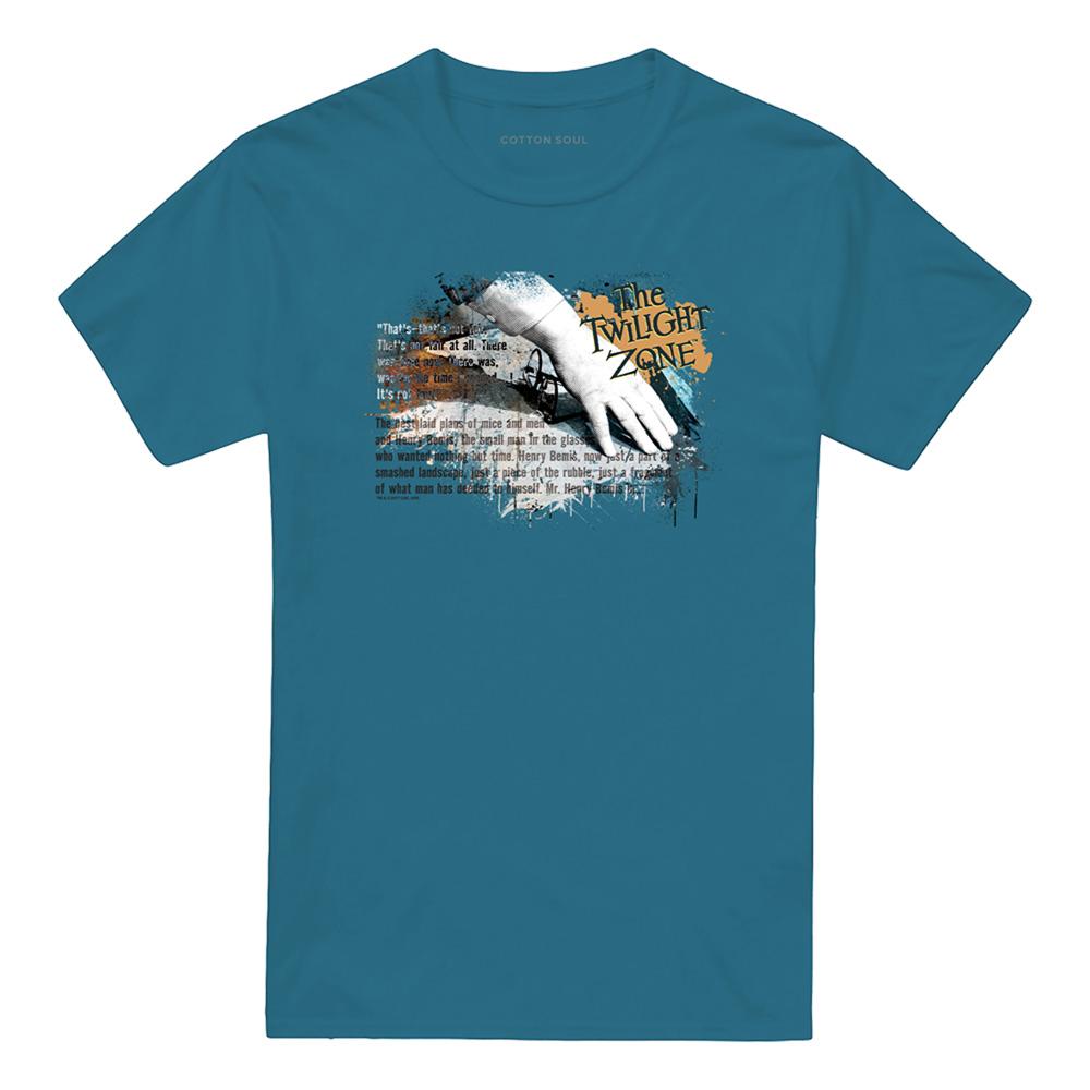 Slate - Front - The Twilight Zone Unisex Adult Henry Bemis T-Shirt