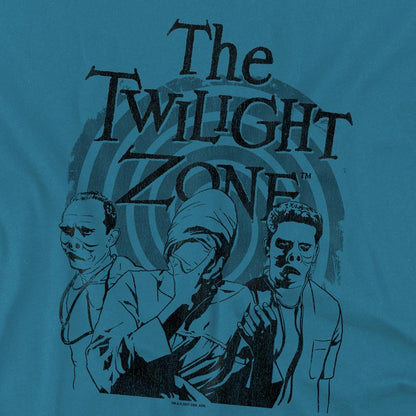 Slate - Pack Shot - The Twilight Zone Unisex Adult Beholder T-Shirt