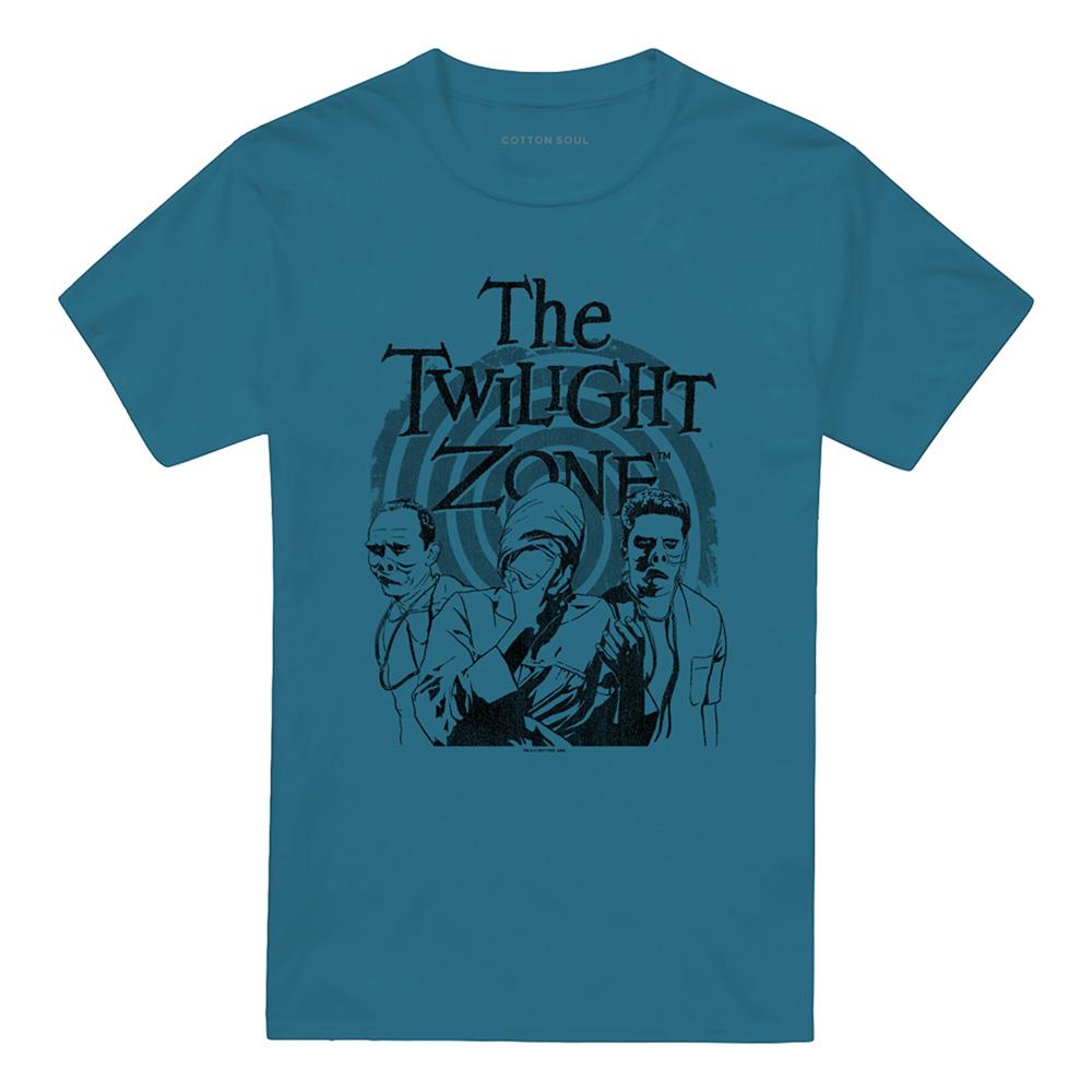 Slate - Front - The Twilight Zone Unisex Adult Beholder T-Shirt