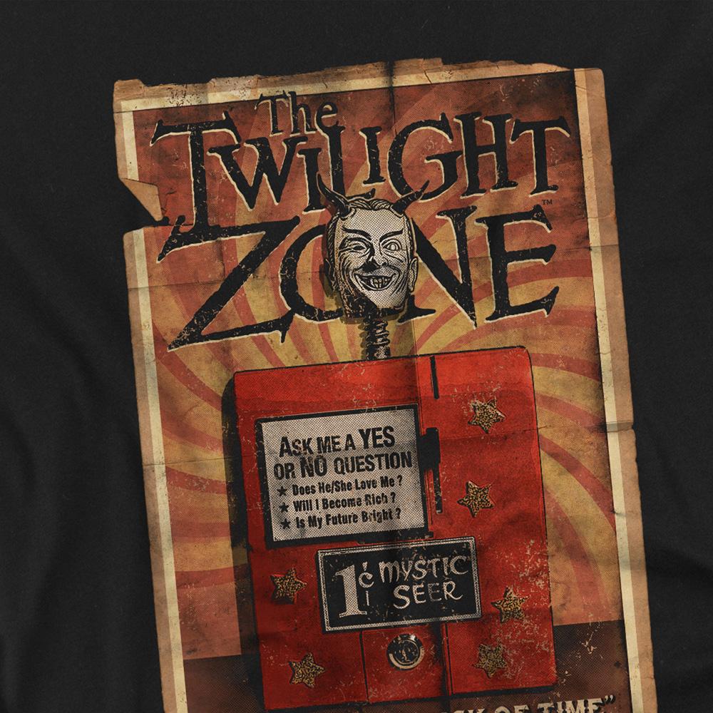 Black - Pack Shot - The Twilight Zone Unisex Adult Mystic Seer T-Shirt