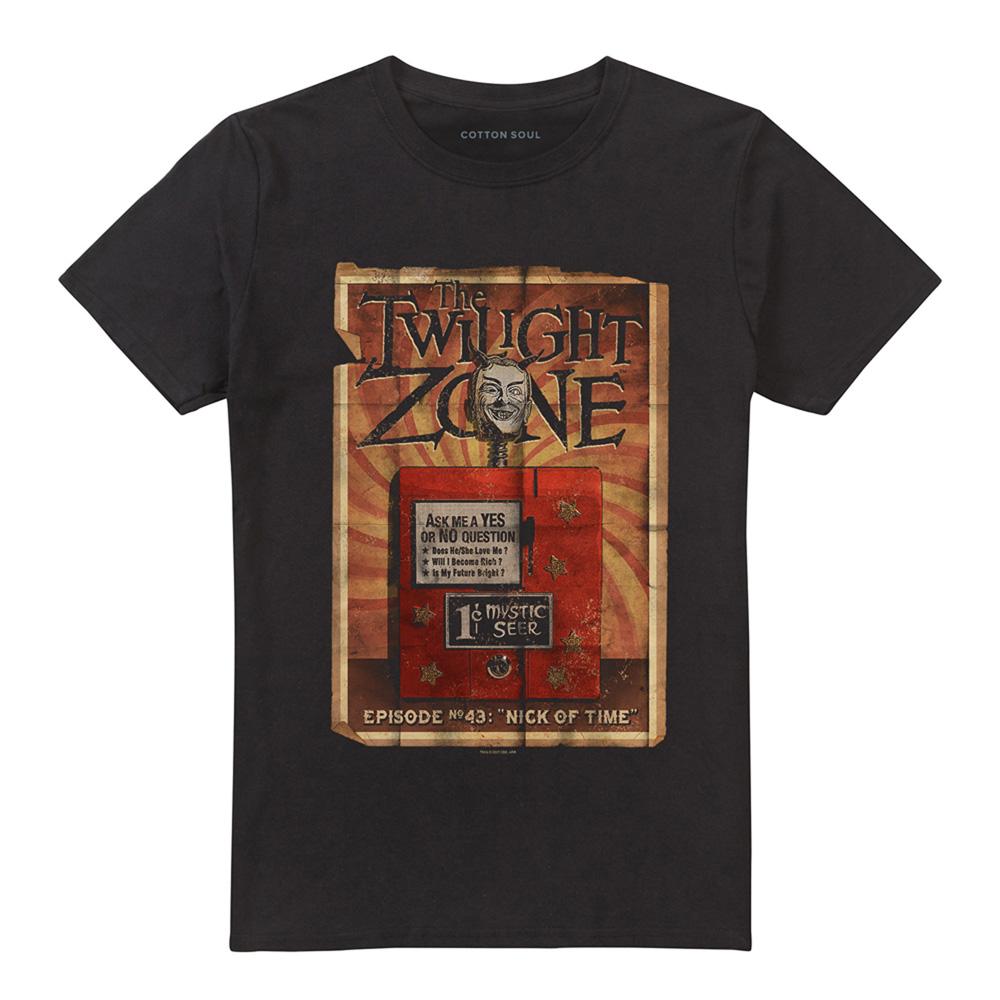Black - Front - The Twilight Zone Unisex Adult Mystic Seer T-Shirt