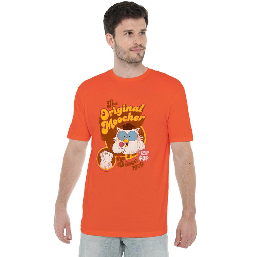 Orange - Back - Tootsie Roll Unisex Adult Original Moocher T-Shirt