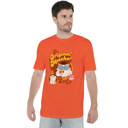 Orange - Back - Tootsie Roll Unisex Adult Original Moocher T-Shirt