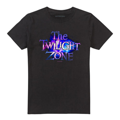 Black - Front - The Twilight Zone Unisex Adult Twilight Galaxy T-Shirt
