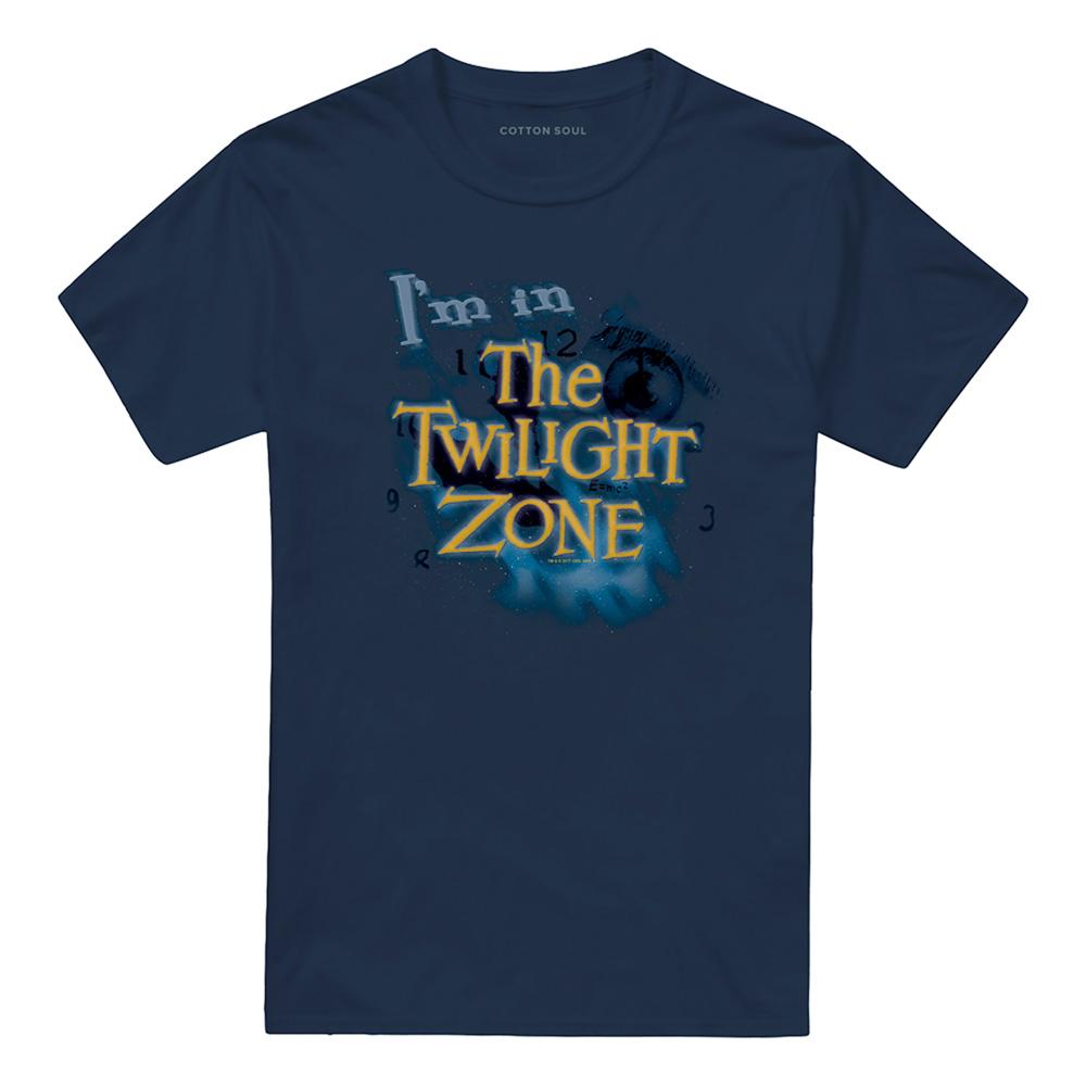Navy - Front - The Twilight Zone Unisex Adult Im In The Twilight Zone T-Shirt