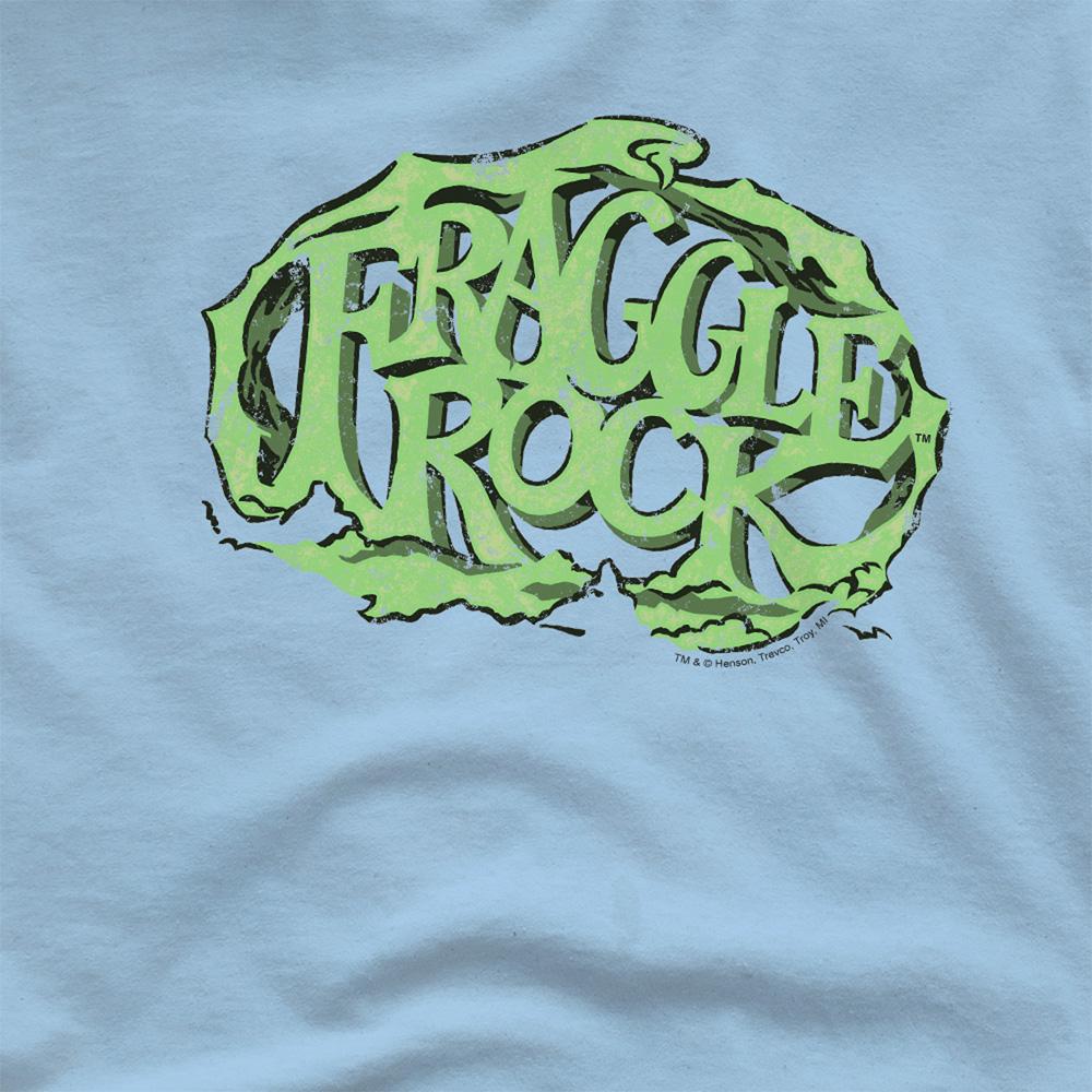 Light Blue - Side - Fraggle Rock Unisex Adult Vace Logo T-Shirt