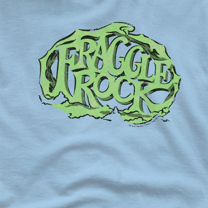 Light Blue - Side - Fraggle Rock Unisex Adult Vace Logo T-Shirt