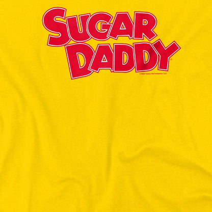 Yellow - Side - Tootsie Roll Unisex Adult Sugar Daddy T-Shirt