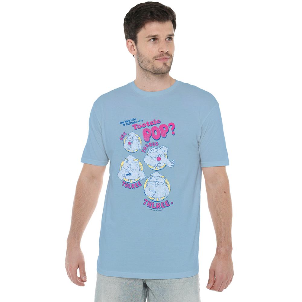 Light Blue - Lifestyle - Tootsie Roll Unisex Adult Three T-Shirt