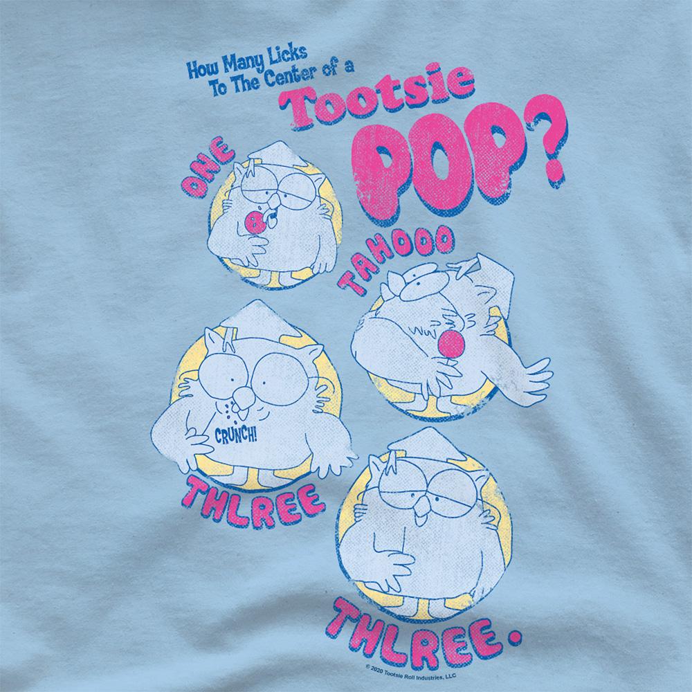 Light Blue - Side - Tootsie Roll Unisex Adult Three T-Shirt