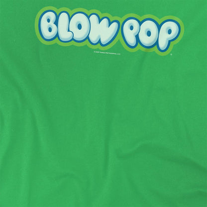 Kelly Green - Side - Tootsie Roll Unisex Adult Blow Pop Logo T-Shirt
