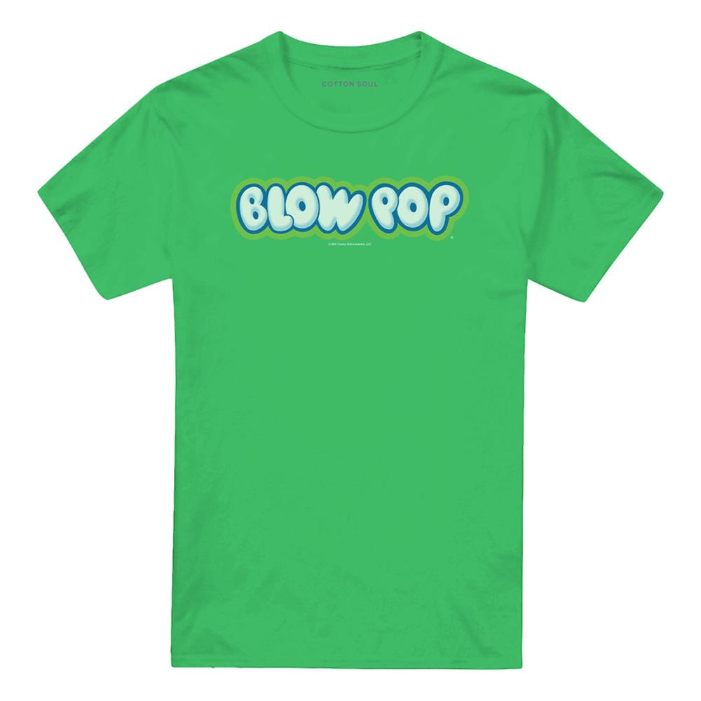 Kelly Green - Front - Tootsie Roll Unisex Adult Blow Pop Logo T-Shirt