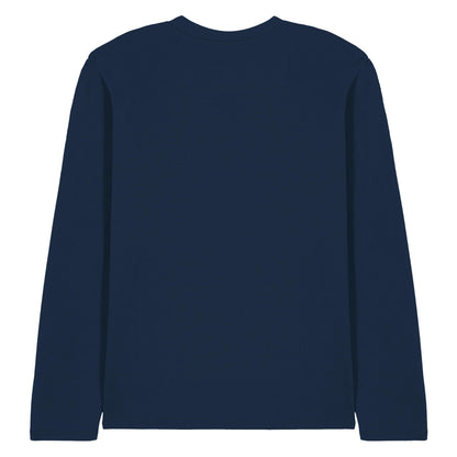 Navy - Back - Peppa Pig Unisex Adult Roarsome Grandpa Pig Long-Sleeved T-Shirt