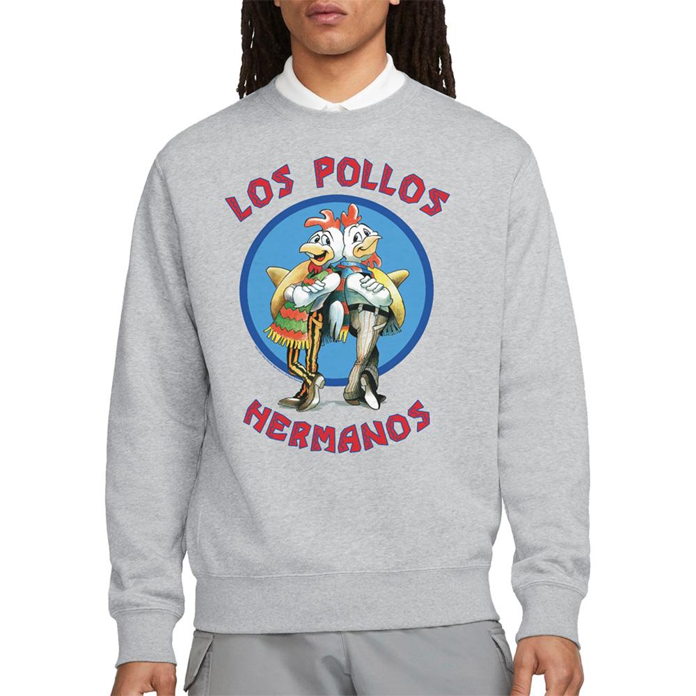 Athletic Heather - Lifestyle - Breaking Bad Unisex Adult Los Pollos Hermanos Sweatshirt